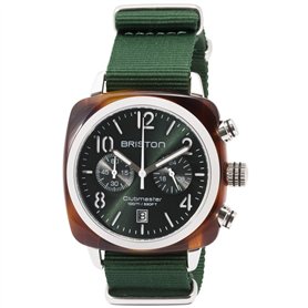 BRISTON Clubmaster Classic Acetate-Chronographe Vert Anglais BRISTON Clubmaster Classic Acetate-Chronographe Vert Anglais