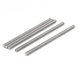 sourcing map Tige Filetée M5x100mm Acier inoxydable 304 entièrement filetée tige goujons 5pcs sourcing map Tige Filetée M5x100mm Acier inoxydable 304 entièrement filetée tige goujons 5pcs