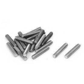 sourcing map Tige Filetée M5x25mm 0.8mm pas 304 goujons 20pcs sourcing map Tige Filetée M5x25mm 0.8mm pas 304 goujons 20pcs