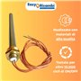 Easyricambi - Bougie / résistance d'allumage pour poêle à pellets 300 W, 148 mm, 138 mm ; diamètre 9,9 mm ; filetage 3/8’’ Pour