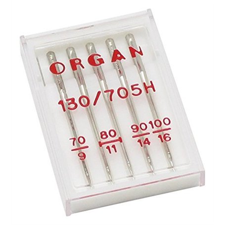 Alfa Aiguilles variées pour Machine à Coudre nº70 Nº80 Nº90 Nº100 Acier inoxetdable