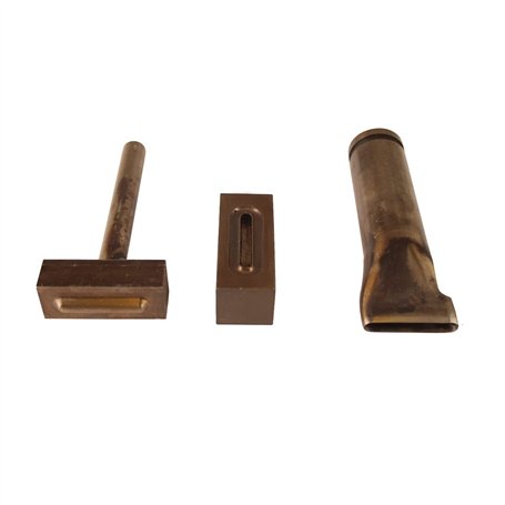 Trimming Shop Ensemble de Perforatrice et illet Cadre Outil à Main pour Métal Ovale Oeillets - métal