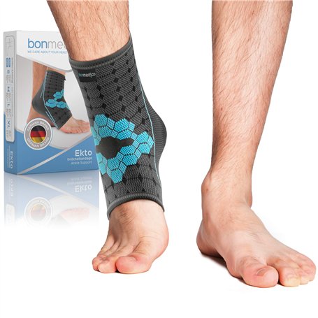 bonmedico Chevillère Ekto - Protège Cheville Compressif Homme/Femme - Chevillère De Maintien Sport