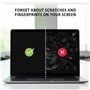 MyGadget Protection écran Crystal Clear compatible avec Apple MacBook Pro 13 Pouces & Air 13" M1 Touchbar - Film HD Fin Vitre An
