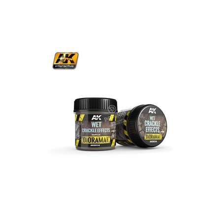 AK Interactive : Effet sol humide créapée (Crackle) - 100 ml (acrylique)