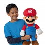 Nintendo Mario Bros - Peluche Mario Géante 50 cm - Licence Officielle pour Les Fans - Parfaite pour Câlins Et Décorations - Pelu
