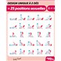 Dés Kama-Sutra Illustrés – Jeu Érotique pour Couples | Accessoire Sexy et Coquin pour Faire l'Amour | Jouet Sexuel Adulte França