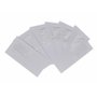 lot de 500 Petites Enveloppes Courrier DL avec fenêtre 45 x 100 - papier velin blanc 80g/m² format 110 x 220 mm une enveloppe bl