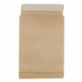 Lot de 25 enveloppes - pochettes à soufflet C4 229 X 324 + 30 MM papier kraft marron ecru 120g fermeture bande adhésive autocoll