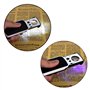 Loupe Bijoutiers Loupe de Poche Petite Loupe Portable Loupe de Bijoux 30 X 60 X 90 X Grossissement avec LED et UV Lampes (Noir)