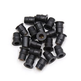 sourcingmap 20pcs Caoutchouc noir pare brise pare brise moto écrous bien écran sourcingmap 20pcs Caoutchouc noir pare brise pare brise moto écrous bien écran