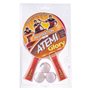 Atemi Set De Ping Pong (2 X Raquettes, 3 X Balles) Série Glory - Raquettes Et Balles 3 Etoiles Approuvés par L’ITTF, pour Débuta