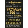 5 cm - Meilleurs Vœux - Enveloppe Blanche - Message O