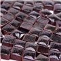 Lot de 500 mini mosaïques en céramique 5 mm Marron chocolat RC01