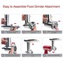 GVODE Accessoire de Hachoir à Viande pour Kitchenaid Robot Patissier, Comprenant 3 Cornes de Remplissage de Saucisses,Hachoir à