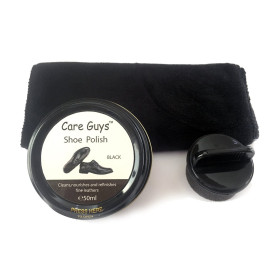 care guys Chaussure Polish Cire Noire Cire pour chaussures en cuir – 2.7oz Nettoye, nourrit et raffine care guys Chaussure Polish Cire Noire Cire pour chaussures en cuir – 2.7oz Nettoye