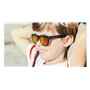NORTHWEEK Kids Rocket, Lunettes de soleil unisexe, Multicolore - Noir mat - Rouge polarisé