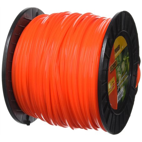 OZAK premium 1512647 bobine fil nylon carré 4.50mm rouge