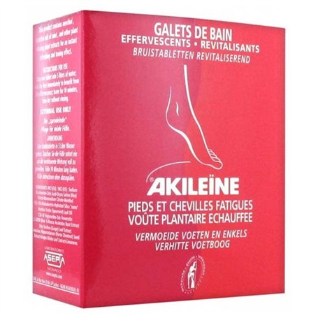 Akileine Galets de Bain 6 x 20g pour Peau Normale