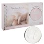 Générique Coffret de Naissance Fille - Album de Naissance Souvenirs + Boîte à Empreinte Mains Pieds Bébé