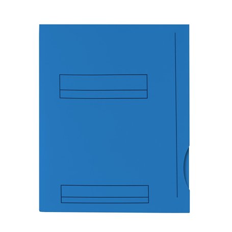 OXFORD Lot de 50 Sous-Dossiers A4 Capacité 200 Feuilles Carte Epaisseur 180g Bleu Vif