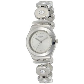 Swatch Femme Analogique Quartz Montre avec Bracelet en Acier Inoxydable YSS317G