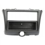 Sound way - Kit de montage Autoradio, Façade cadre de radio 1 DIN / 2 DIN, Adaptateur compatible avec Toyota Yaris 2003-2006