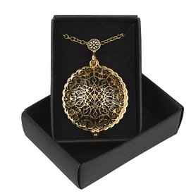 Andux Zone FDJXL-01 Collier loupe de lecture pour femme Grossissement 5X