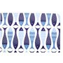 Premier Housewares 1203686 Pisces Set de Table en liège Bleu 29 x 0,69 x 22 cm