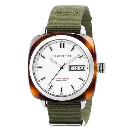 BRISTON Unisexes-Adultes Quartz Montre avec Bracelet en Acier Inoxydable 3760004812715