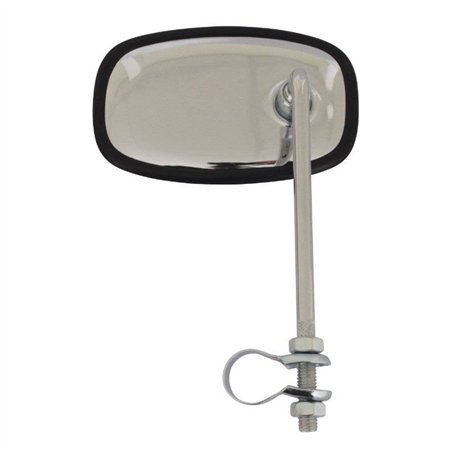 cyclingcolors rétroviseur rectangulaire H111mm L66mm diamètre 22mm acier chromé réversible gauche droit cyclomoteur vintage moby