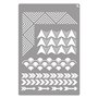 La Pajarita 090021 C Stencil ST-21 Geometric