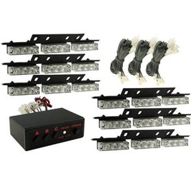 Anzene 54 LED Lumière Stroboscopique Clignotant Stroboscopique Lumières Stroboscopique Véhicule D'urgence pour Pare-brise Dash G Anzene 54 LED Lumière Stroboscopique Clignotant Stroboscopique Lumières Stroboscopique Véhicule D'urgence pour Pare-brise Dash G