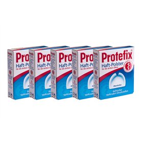 Lot de 5 coussinets adhésifs PROTEFIX pour mâchoire supérieure - PZN : 0841834 Lot de 5 coussinets adhésifs PROTEFIX pour mâchoire supérieure - PZN : 0841834
