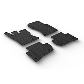 Gledring Set tapis de caoutchouc compatible avec Range Rover Velar 12/2017- (T profil 4-pièces + clips de montage) Gledring Set tapis de caoutchouc compatible avec Range Rover Velar 12/2017- (T profil 4-pièces + clips de montage)