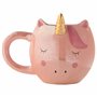 Puckator Mug en Céramique New Enchanted Rainbows - Forme de Licorne