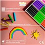 Creative Deco Set de Pate a Modeler pour Enfants | 24 Couleurs | 1600g | Pâte à Modeler Sûr, Non-Toxique et Sans Gluten | Ne Sèc