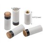 BGTXINGI 15 Ensemble (DE 30 Couvre-sièges de) de Billard Cue Blanc Pur Embouts avec Super Queue à Visser remplaçable Conseils (1