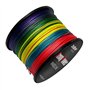 Dingbear 437Yd/400m 135LB/0.60mm Arc-en-Ciel Multicolore Traction Super GéNéRique Ligne De PêChe TresséE GéNéRique Ligne De Cerf