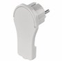 EMOS - fiche coudée Extra-Plate avec Languette - fiche Schuko Plate avec poignée Rabattable - 250 V, 16 A, 3 680 W - pour câble 