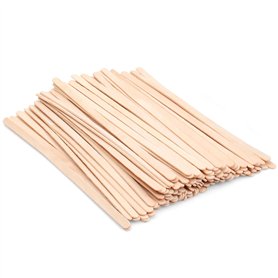ANTETOK Bâtonnets en Bois, Touillette Café, 7,5 Pouces 190 mm, 1.5mm Epaisseur, Agitateurs à Boisson Chaude et Froide(100 pieces ANTETOK Bâtonnets en Bois