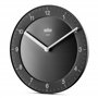 Horloge murale analogique classique Braun avec mouvement à quartz silencieux, facile à lire, diamètre de 20 cm, en noir, modèle 