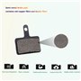MEXITAL 4 Paires Plaquettes de Frein Vélo à Disque pour M315 M355 M365 M375 M395 M396 M415 M416 M445 M446 M447 M465 M475 M485 M4