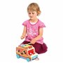 Mertens Voiture à piquer en bois avec xylophone pour enfants à partir de 18 mois Jouet pour enfants (jouet pour enfants à partir