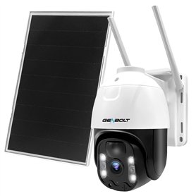 GENBOLT 2K 3G/4G LTE Caméra Solaire Extérieure avec 8W Panneau Solaire 15600mAh Batterie, 3MP Caméra Surveillance sans Fil avec  GENBOLT 2K 3G/4G LTE Caméra Solaire Extérieure avec 8W Panneau Solaire 15600mAh Batterie