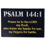 Tactique Psalm 144:1 BNW Combat Morale Brodé Crochet et boucle d'attache Patch