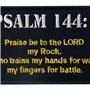 Tactique Psalm 144:1 BNW Combat Morale Brodé Crochet et boucle d'attache Patch