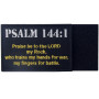 Tactique Psalm 144:1 BNW Combat Morale Brodé Crochet et boucle d'attache Patch