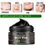 Black Mask, Masque Charbon Point Noir, Masque Peel Off, Supprime Points Noirs/Acné,Nettoyant en Profondeur Rétrécir Pores,Pour U