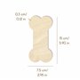 Creative Deco 10 x Formes Os de Chien | 15x7,5cm | Découpes en Bois Contreplaqués Non Peints | Decoration à Accrocher Peindre Dé